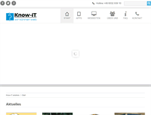Tablet Screenshot of know-it-solutions.de